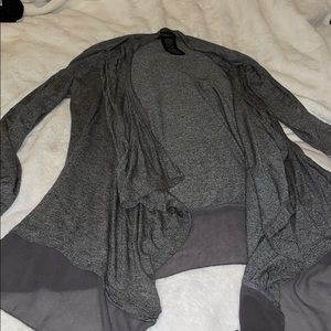 Grey cardigan